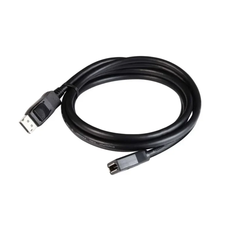 כבל מאריך DisplayPort שחור 2 מטר עד 4K