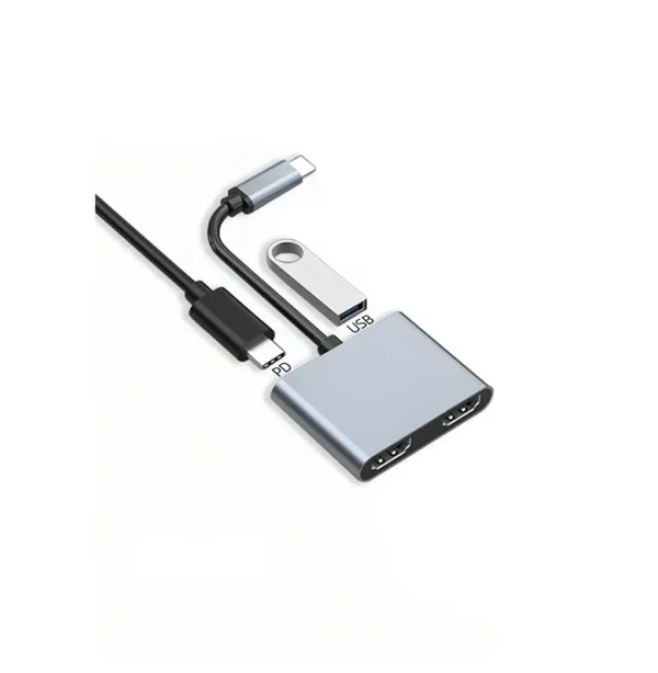 תחנת עגינה ummico 4-in-1 בחיבור TYPE-C תחנת עגינה ummico 4-in-1 בחיבור TYPE-C