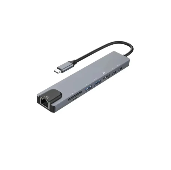 תחנת עגינה ummico 8-in-1 בחיבור TYPE-C תחנת עגינה ummico 8-in-1 בחיבור TYPE-C