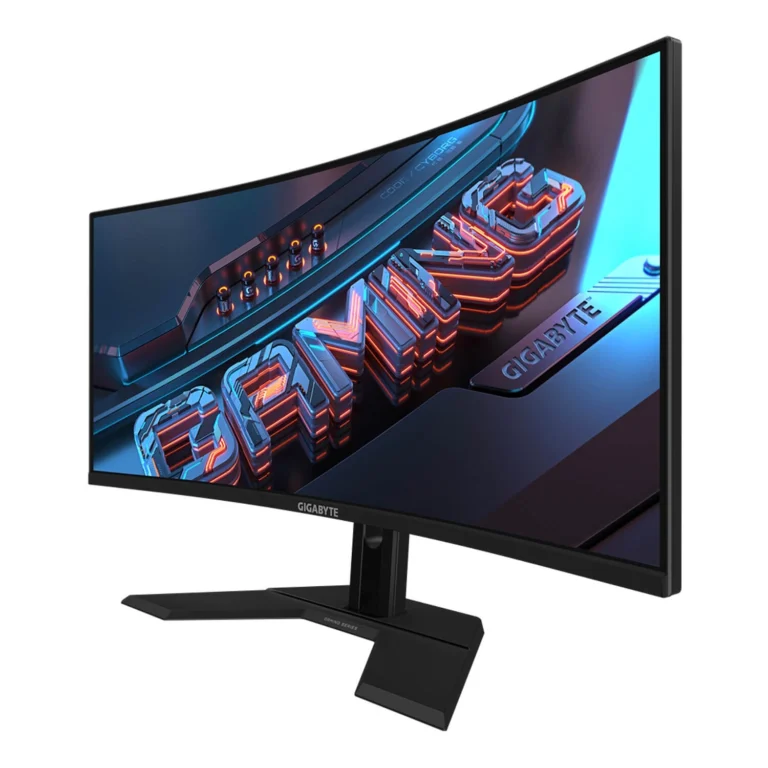 מסך גיימינג Gigabyte 34" WQHD 135Hz 1ms VA Gaming Curved Monitor GS34WQC