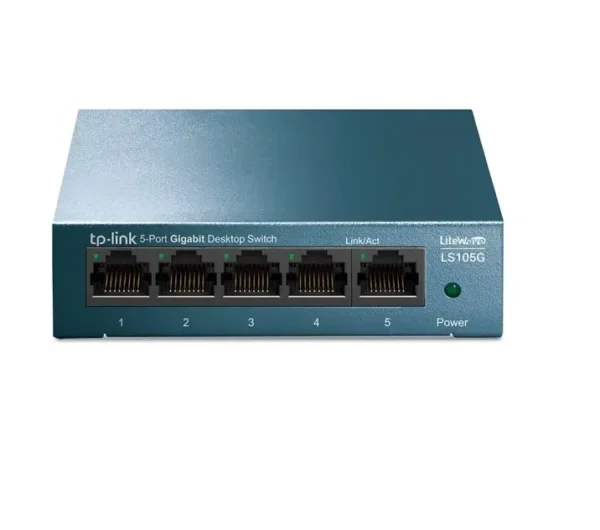 מתג שולחני TP-Link 5 Port 10/100/1000Mbps LS105G