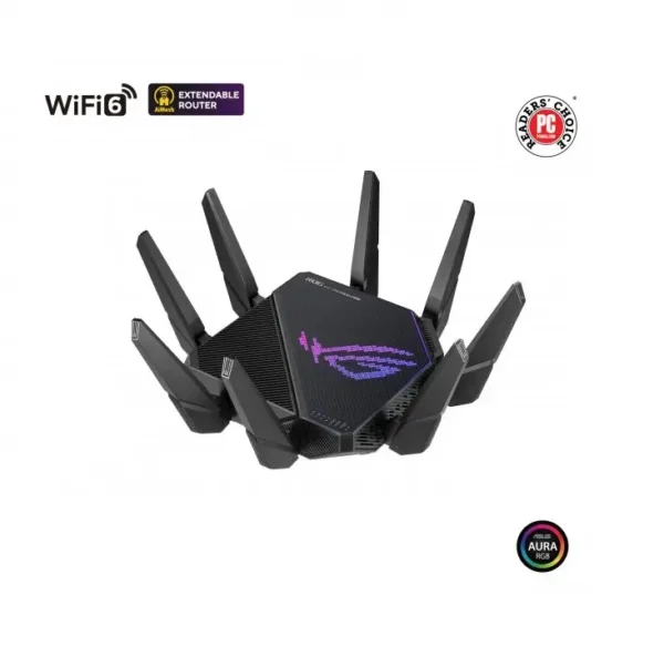 ראוטר גיימינג ASUS ROG GT-AX11000 Pro Tri-Band WiFi 6 (802.11ax)