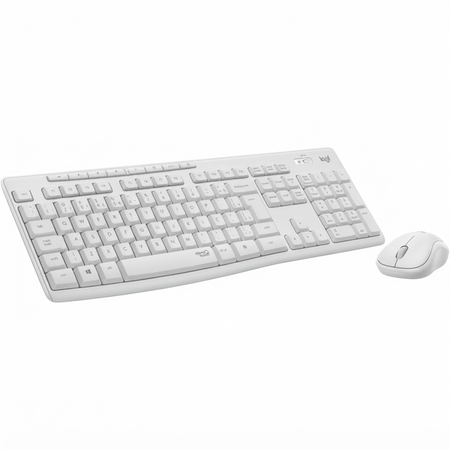 סט מקלדת ועכבר אלחוטי למחשב בצבע לבן לוגיטק Logitech MK295 סט מקלדת ועכבר אלחוטי למחשב בצבע לבן לוגיטק Logitech MK295